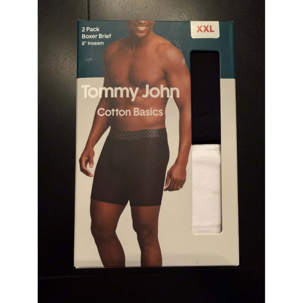 Tommy John Cotton Basics Boxer Brief 2-pack in size XXL — brand new in box